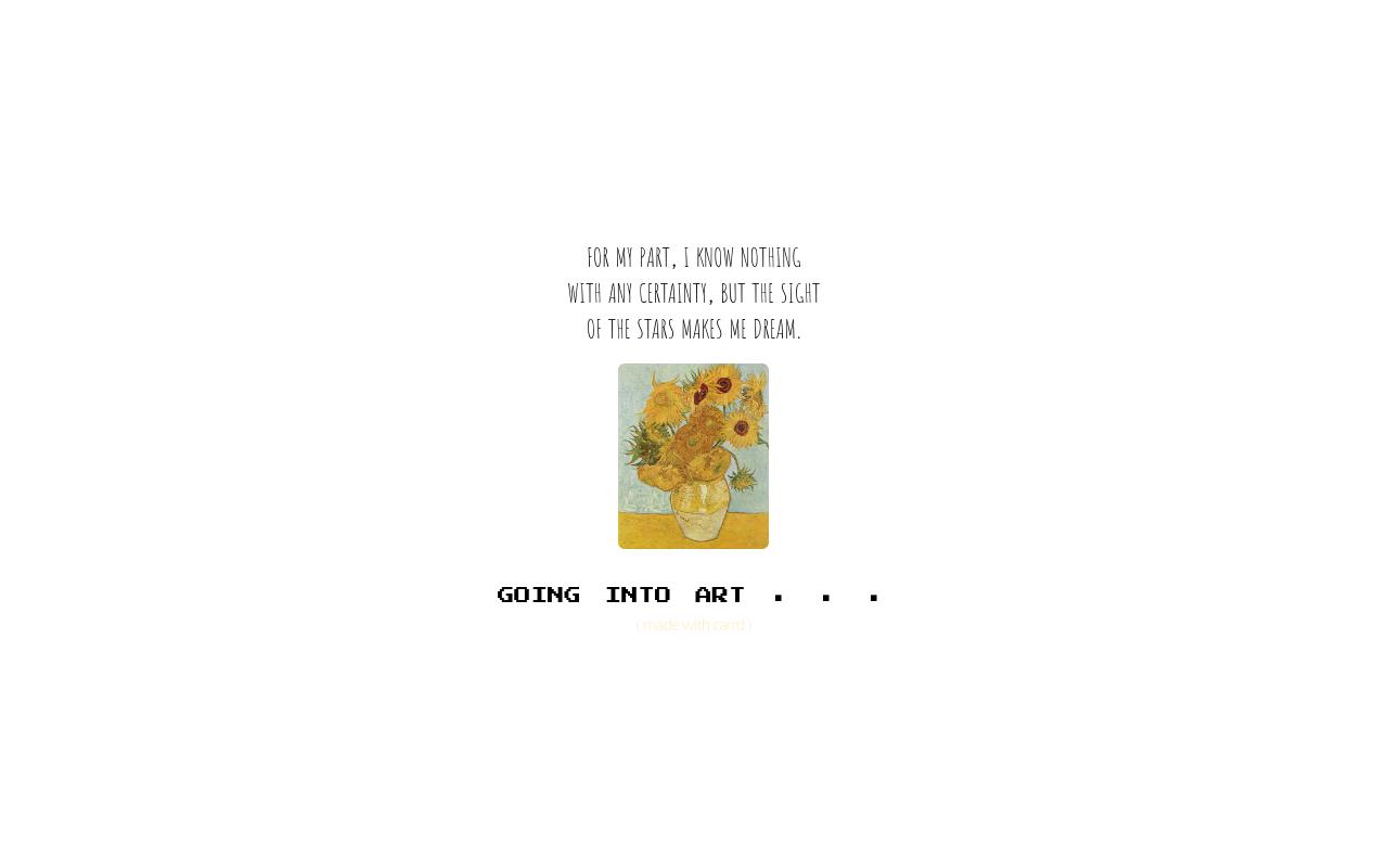 Carrd profile picture for @artsy